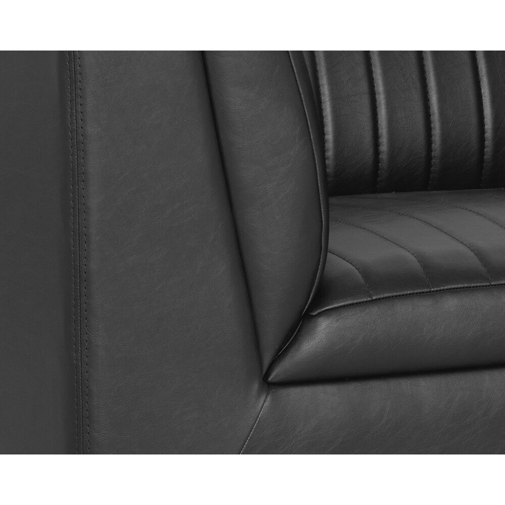Bradley Vintage Black Armchair